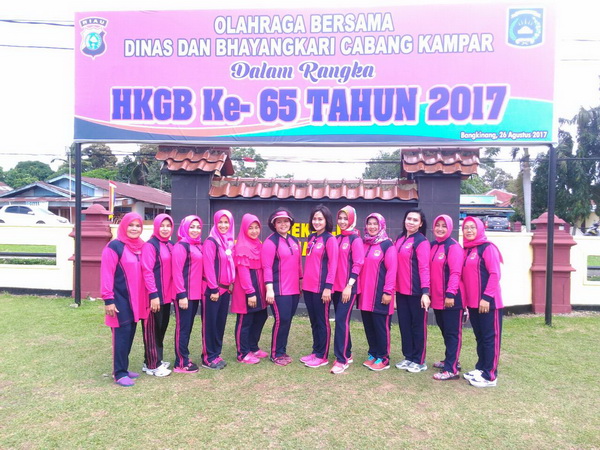 Polres Kampar Gelar Olahraga Bersama